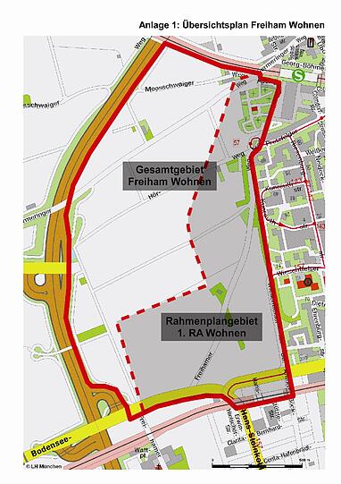 In Freiham entsteht Wohnraum für rund 10 000 Menschen.