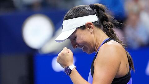 Jessica Pegula freut sich über ihren ersten Halbfinaleinzug bei einem Grand-Slam-Turnier.