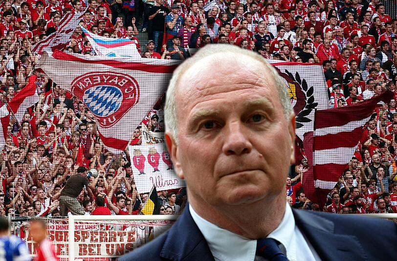 Die Bayern-Fans stehen mehrheitlich hinter Präsident Uli Hoeneß.