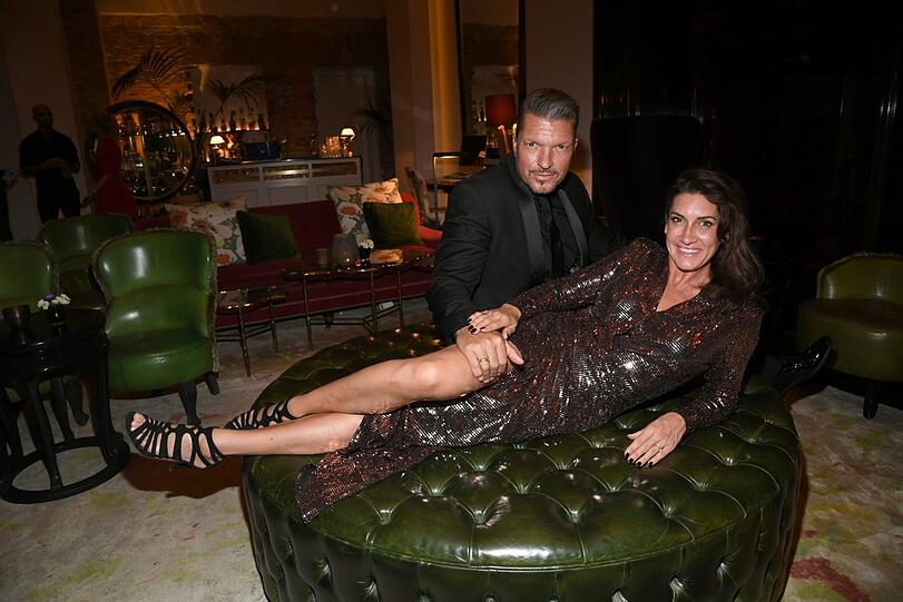 Hardy Krueger jr mit Frau Alice Roessler