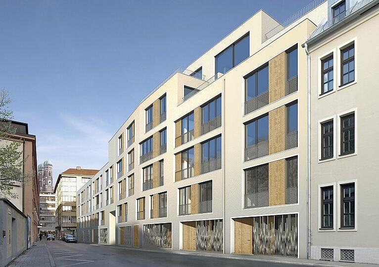 So schaut die Hofstatt hinten an der Hotterstraße aus.