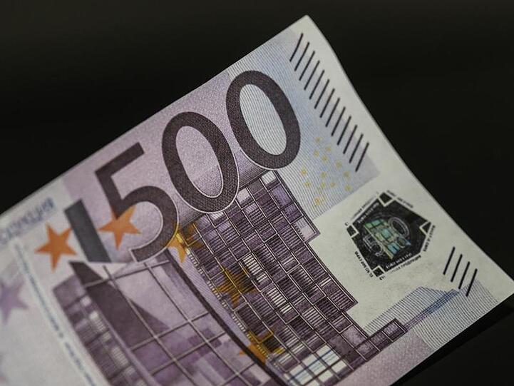 Ein gefälschter 500-Euro-Schein.