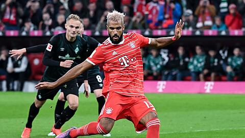 Bayern Münchens Eric Maxim Choupo-Moting in Aktion.