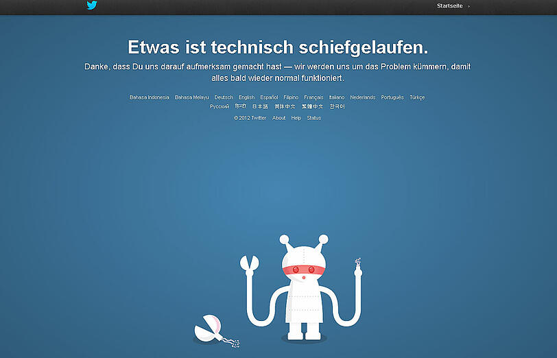 Der Account war am Vormittag nicht mehr zu erreichen