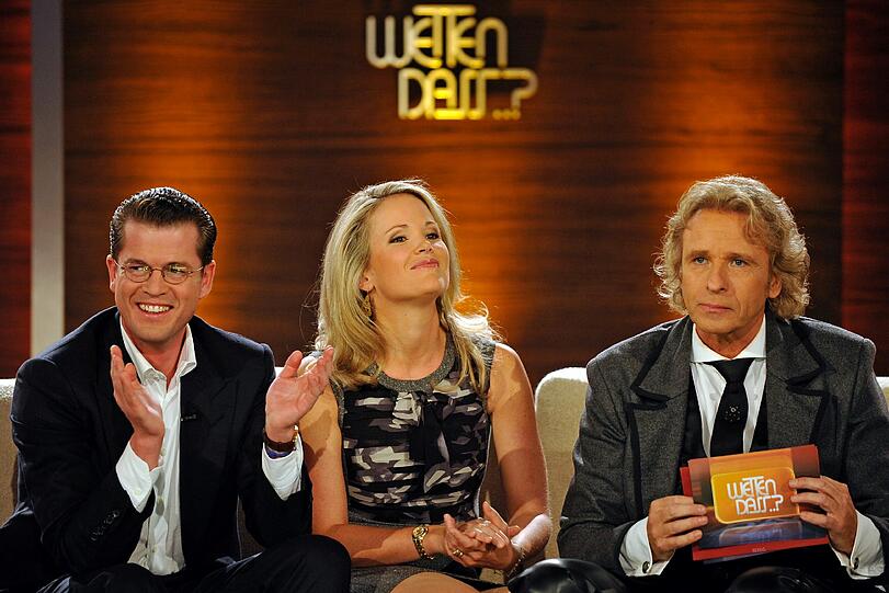 Die unterschiedlichsten Promis traffen bei "Wetten, dass" aufeinander...