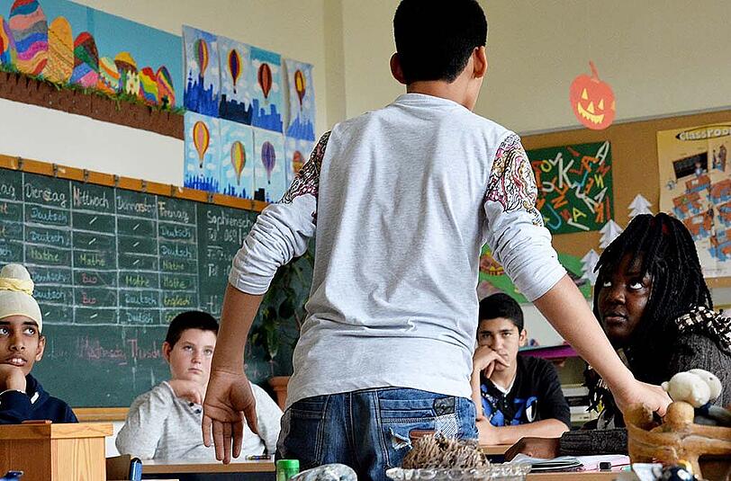 Flüchtlingskinder im Unterricht - für Lehrer eine besondere Herausforderung.