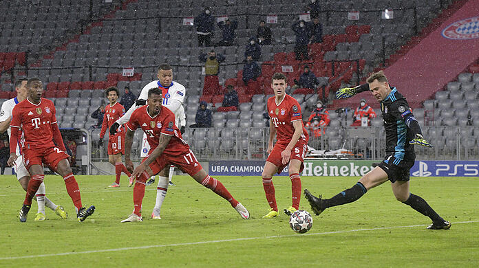 Kylian Mbappé erzielte den Treffer zum 3:2 für PSG.