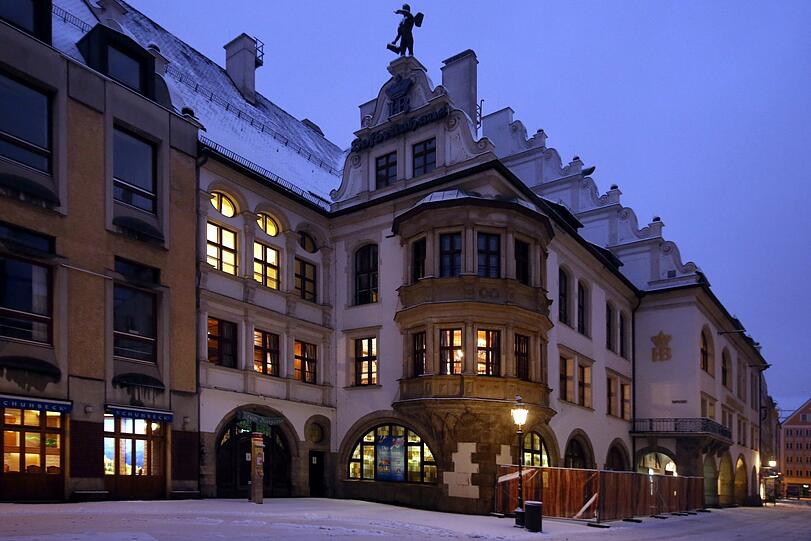 Das Hofbräuhaus am Platzl.