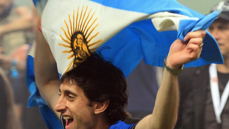 Diego Milito feiert seinen Doppelschlag gegen den FC Bayern Diego Milito feiert seinen Doppelschlag gegen den FC Bayern