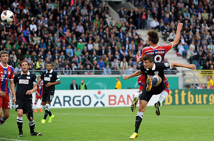 Die Bilder zum Spiel des FC Bayern in der 1. Runde des DFB-Pokals bei Preußen Münster
