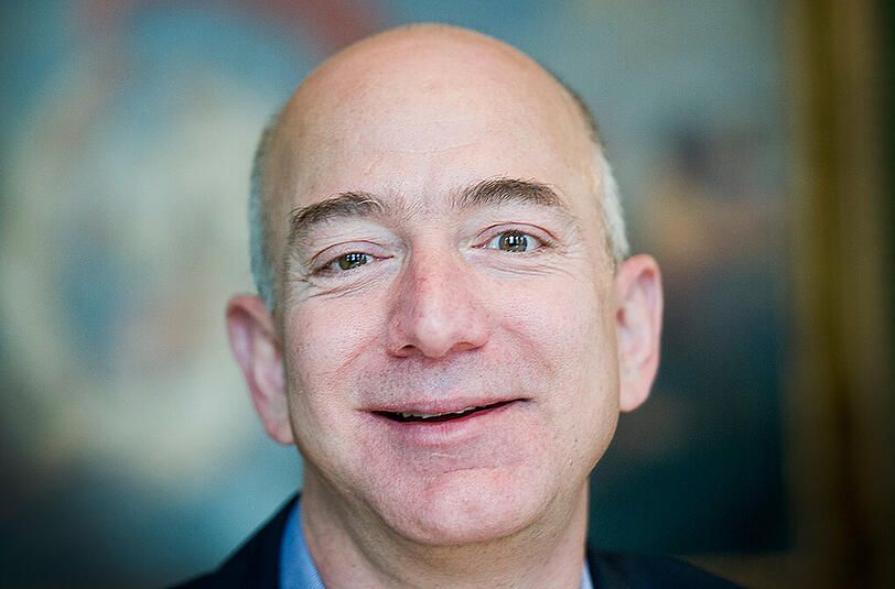 Platz 5: Jeff Bezos, der CEO von Amazon, besitzt 45,2 Milliarden Euro.