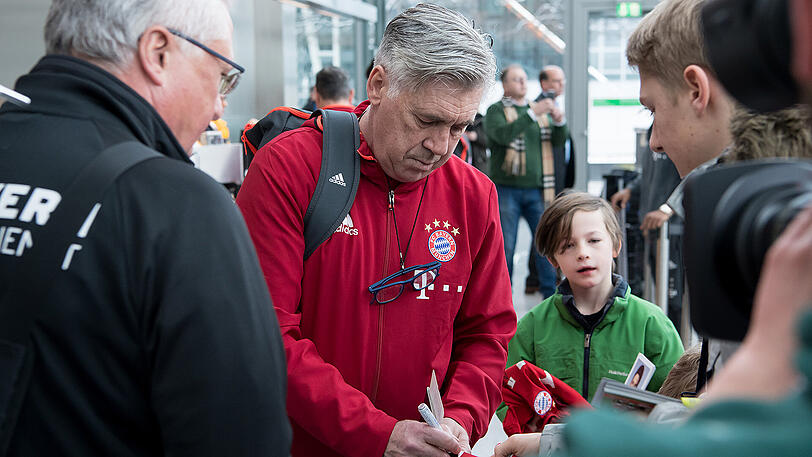 Für Trainer Carlo Ancelotti ist es di erste Asien-Tour mit dem FC Bayern.