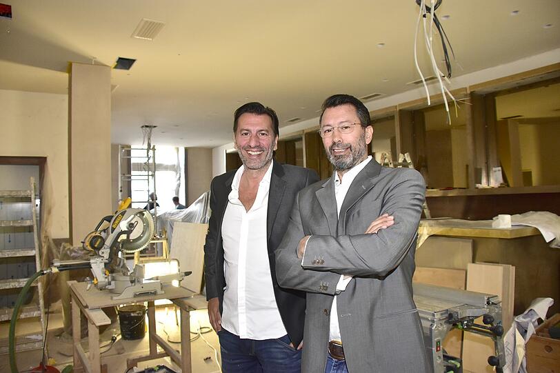 Ugo und Pino Crocamo stellen das neue Tambosi vor