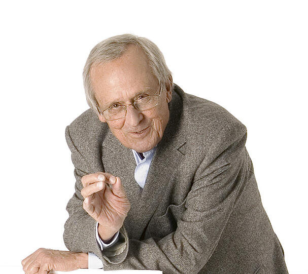 "Ich kann doch auch nichts dafür" heißt das Programm von Dieter Hildebrandt.