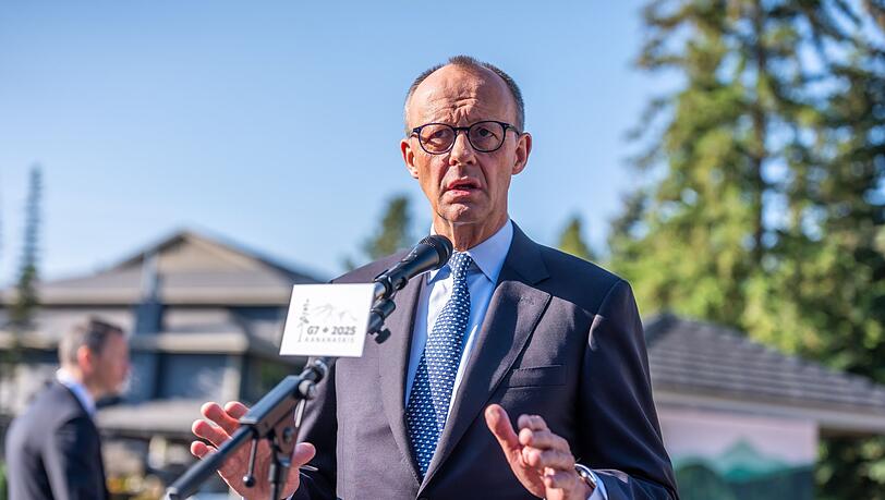 Kanzler Friedrich Merz hofft auf einen Deal für die deutsche Autoindustrie.