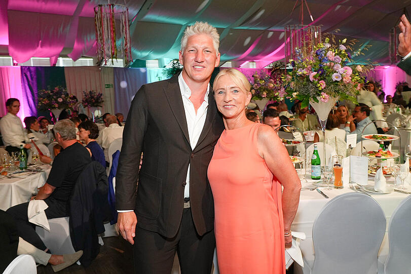 Bastian Schweinsteiger und Heidi Beckenbauer