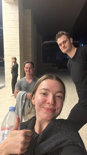 Paula Seemüller in ihrem Hotel in Dubai. Sie weiß noch nicht, wann sie nach München zurückfliegen kann. Paula Seemüller in ihrem Hotel in Dubai. Sie weiß noch nicht, wann sie nach München zurückfliegen kann.