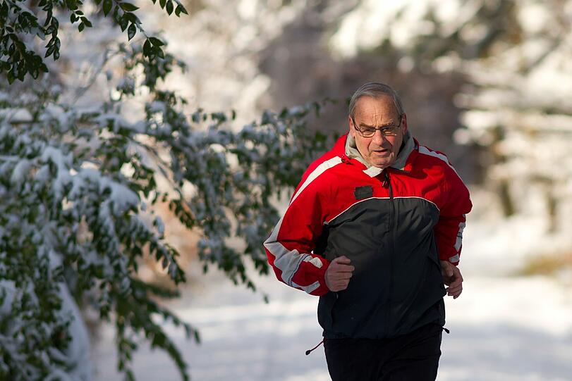 Jogger sollten in der Kälte nicht übertreiben.