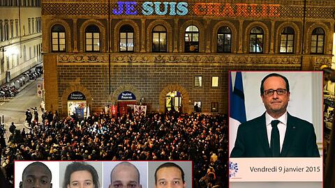 Frankreich ist gegen die islamistischen Terroristen ein Doppelschlag gelungen. Der Präsident Francois Hollande bezeichnet die Anschläge als eine "Tragödie für die Nation".