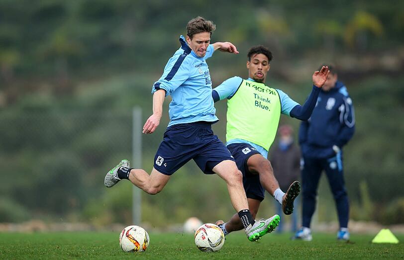 Für Kai Bülow war das Trainingslager als Vorbereitung auf die Rückrunde wichtig - der Innenverteidiger kehrte erst Anfang des Jahres ins Mannschaftstraining zurück.