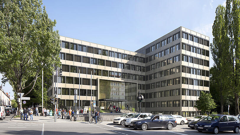 So soll das neue KVR aussehen: Statt alter Beton-Fassade kommt eine neue Glasfassade. So soll das neue KVR aussehen: Statt alter Beton-Fassade kommt eine neue Glasfassade.