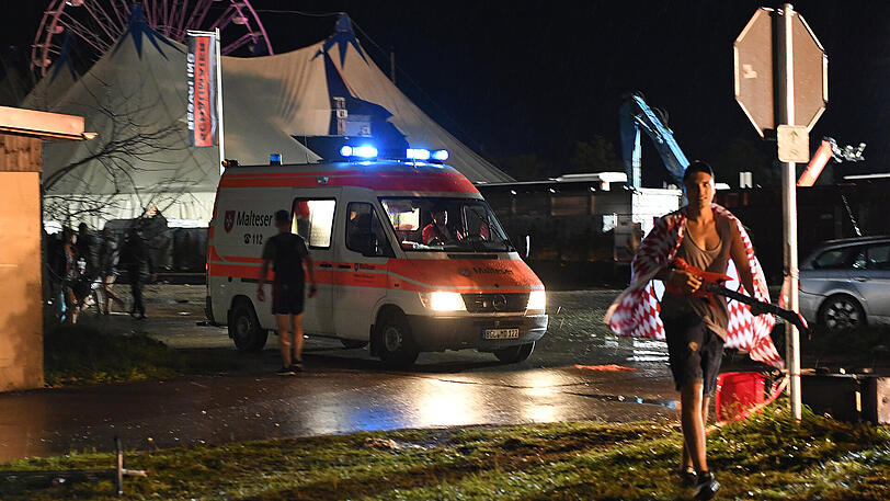 Unwetter-Chaos beim Chiemsee Summer 2017. Die Bilder.