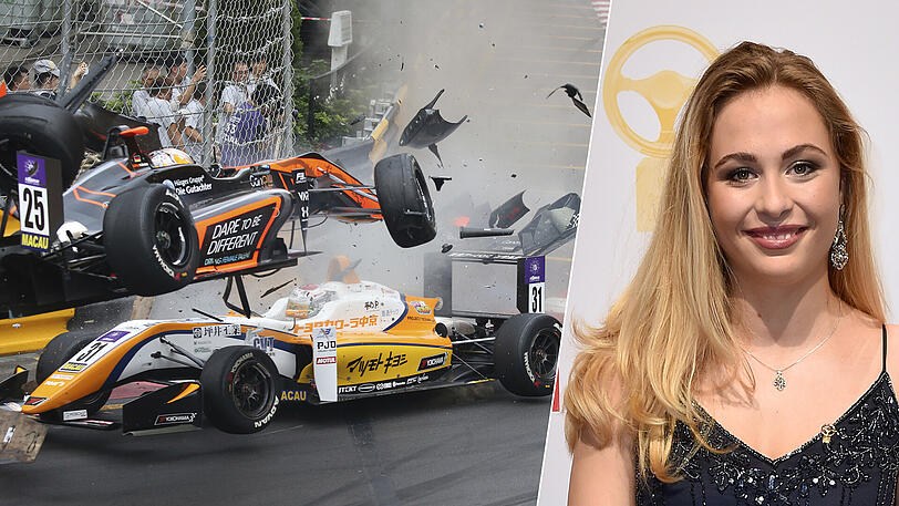 Die Münchner Nachwuchsrennfahrerin Sophia Flörsch (17) verunglückte am Sonntag beim Formel-3-Rennen in Macau schwer.