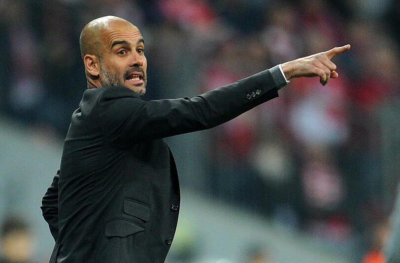 Denkt nur an das Spiel gegen den FC Barcelona: FC-Bayern-Coach Pep Guardiola.