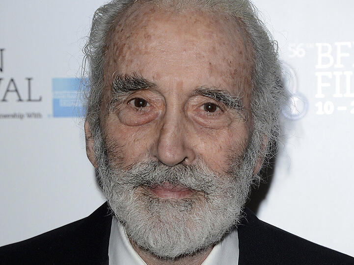 Sir Christopher Lee verstarb am Sonntag im Alter von 93 Jahren
