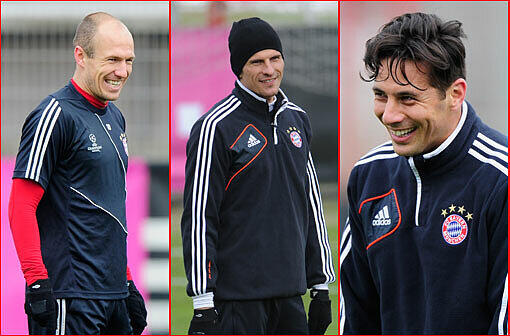 Die Bilder vom Abschlusstraining der Bayern am Montag - zum Durchklicken