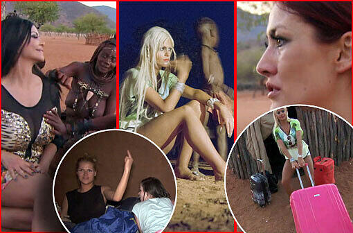 Die Himba-Frauen greifen Kader Loth neugierig an den falschen Busen, Sophia Wollersheim schleppt ihren 23-Kilo-Rollkoffer in die Holzhütte, die ersten Tränen: Skurrile Bilder in der ersten Folge bei den "Wild Girls" auf RTL. Hier gibt's die ersten Fotos aus Namibia...