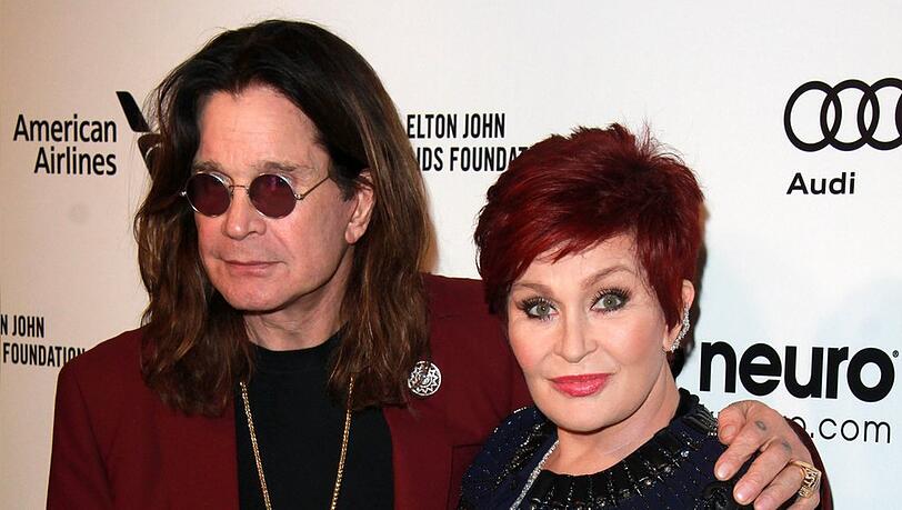 Ozzy Osbourne mit seiner Ehefrau Sharon. Ozzy Osbourne mit seiner Ehefrau Sharon.