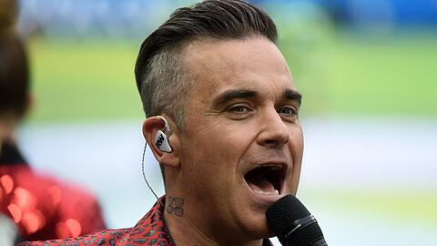 Robbie Williams steht schon seit vielen Jahren auf der Bühne.
