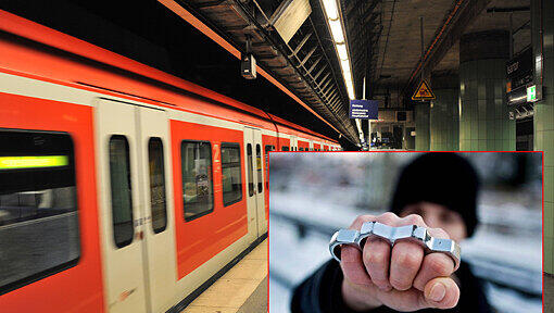 Zwei Männer haben in der Münchner S-Bahn einen Fahrgast und den Sicherheitsdienst angegriffen. Die Betroffenen wurden nach Polizeiangaben vom Donnerstag leicht verletzt. Zwei Männer haben in der Münchner S-Bahn einen Fahrgast und den Sicherheitsdienst angegriffen. Die Betroffenen wurden nach Polizeiangaben vom Donnerstag leicht verletzt.
