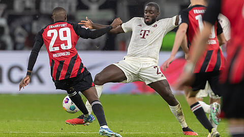 Machte zuletzt gegen die Eintracht keine gute Figur: Bayern-Innenverteidiger Dayot Upamecano.