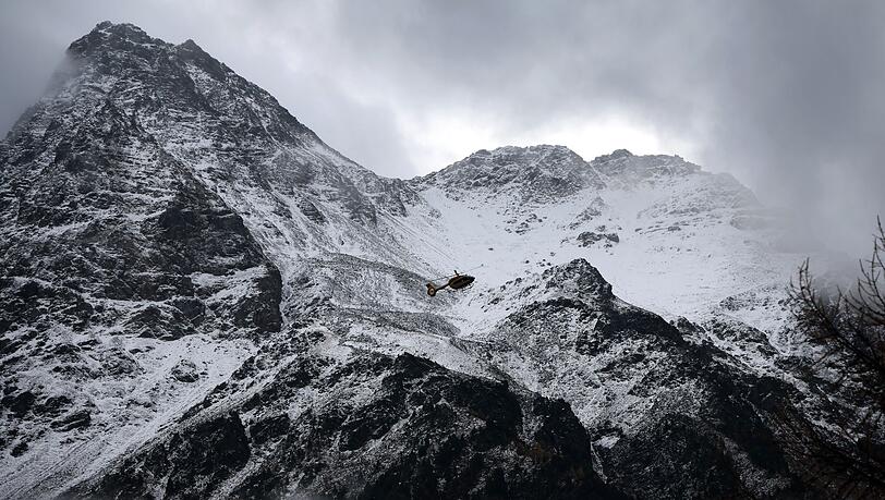 Über dem Ortlergebirge hingen am Wochenende dichte Wolken.