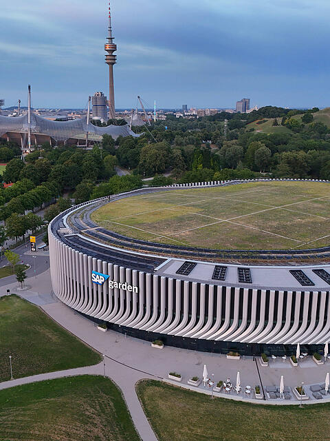 Der SAP Garden im Olympiapark w&auml;re bei k&uuml;mftigen Spielen eine wichtige Sportst&auml;tte.