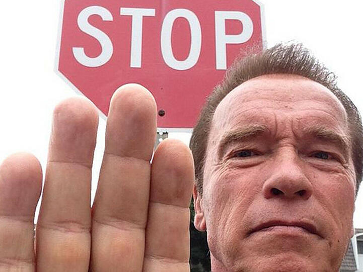 Arnold Schwarzenegger setzt ein klares Zeichen