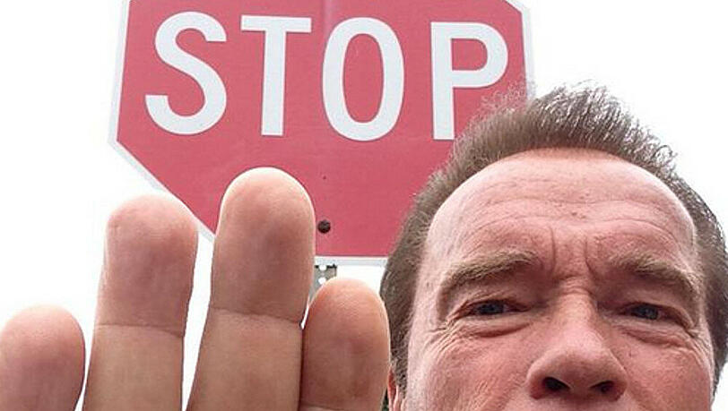 Arnold Schwarzenegger setzt ein klares Zeichen Arnold Schwarzenegger setzt ein klares Zeichen