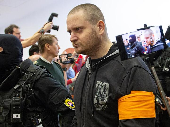 Der Angeklagte Miroslav M. hat den Mord an Kuciak und dessen Verlobter gestanden.