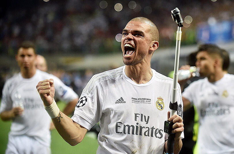 Platz 9: Pepe (Real Madrid/8).