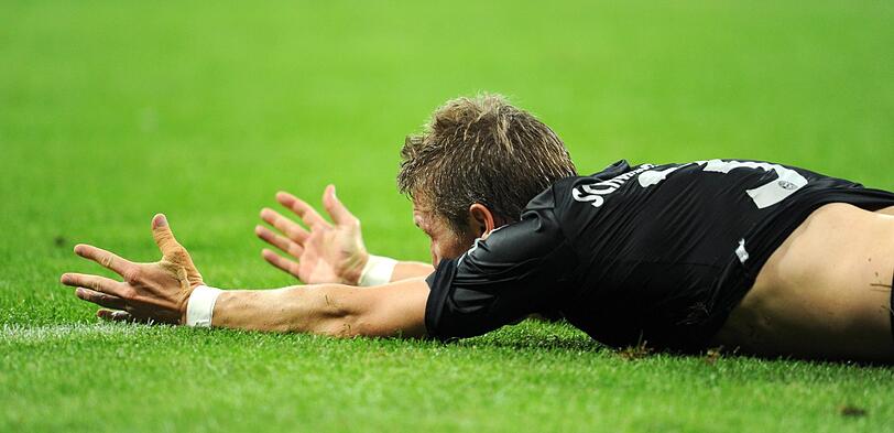 Er war irgendwie alles am Mittwoch: Bastian Schweinsteiger, der Rückkehrer, Erlöser, Spielmacher, Torschütze. Die Bilder