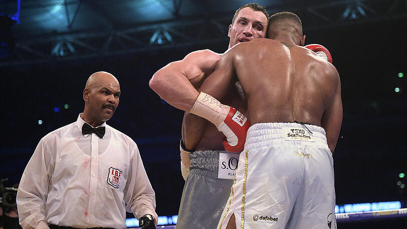 Klitschko verliert gegen Joshua. Die Bilder vom Boxkampf des Jahres.