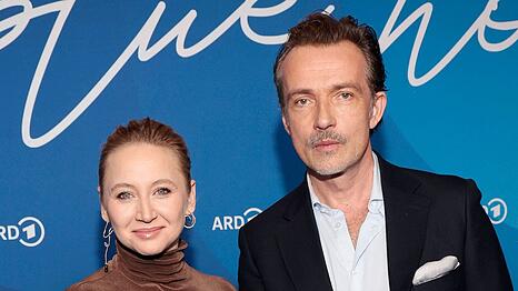 Anna Maria M&uuml;he und Lucas Gregorowicz sind seit einem Jahr Mann und Frau.