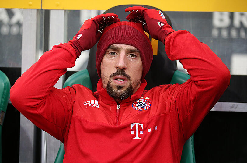 Franck Ribéry vom FC Bayern München sehnt das Ende seiner Leidenszeit herbei.