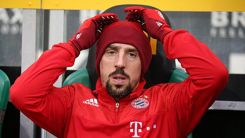 Franck Ribéry vom FC Bayern München sehnt das Ende seiner Leidenszeit herbei. Franck Ribéry vom FC Bayern München sehnt das Ende seiner Leidenszeit herbei.
