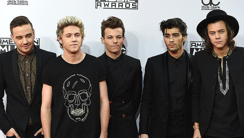 Liam Payne, Niall Horan, Louis Tomlinson, Zayn Malik und Harry Styles (v.li.) bei den American Music Awards Liam Payne, Niall Horan, Louis Tomlinson, Zayn Malik und Harry Styles (v.li.) bei den American Music Awards