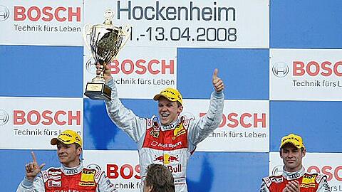 Dreifacher Audi-Jubel auf dem Podest in Hockenheim