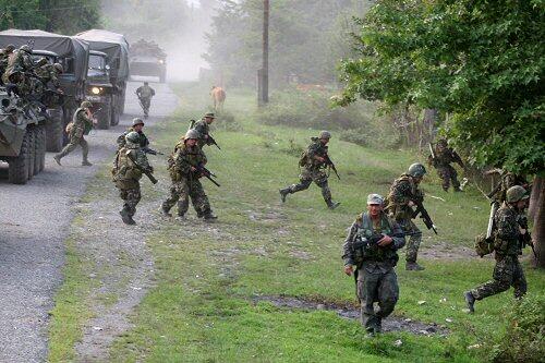Welches Ziel die russischen Soldaten in Georgien haben, ist unklar