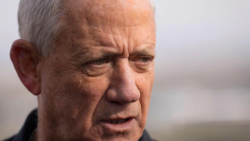 Israels Oppositionspolitiker Gantz will einen Deal mit der Hamas erreichen. (Archivbild)